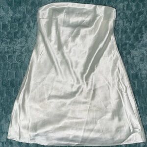 Wild fable satin white dress